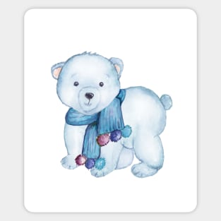 Winter Bear Four! Sticker